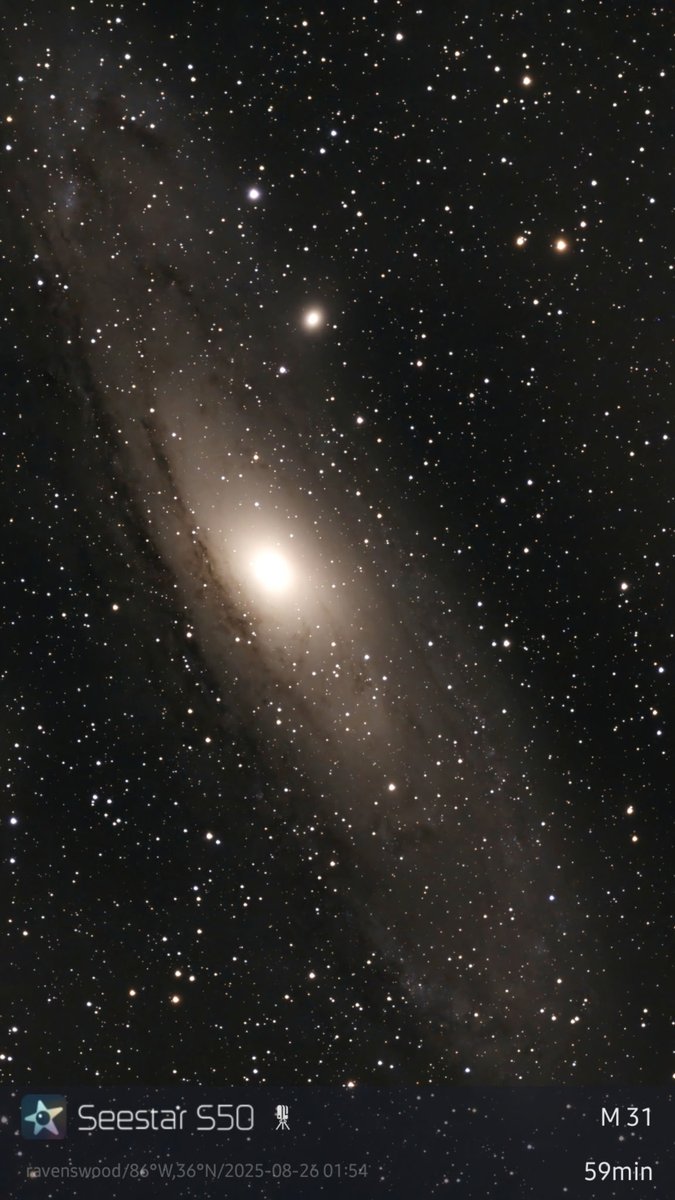 Getting a smart telescope means I no longer sleep.

And I ain’t mad at all. Took this in the backyard. #astrophotography #stargazing