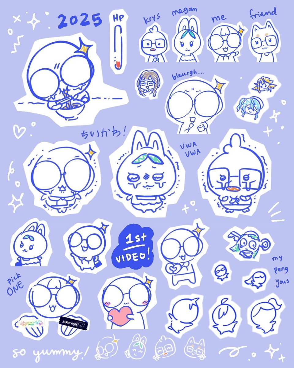 justabeesy's tweet photo. some of the doodles form my youtube video! https://t.co/E7di7r2Wox