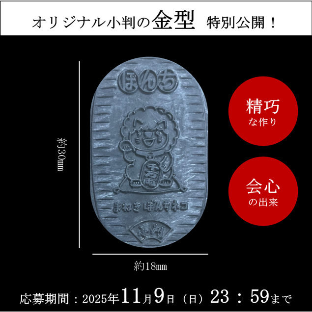 小判 純金 6g 鑑定済み キャンペーンの目玉 オリジナル純金小判の金型のご紹介！ ＼ サイズ的