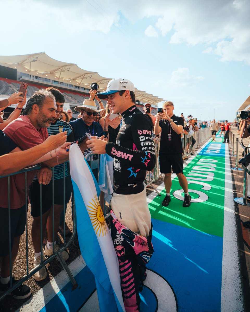 AlpineF1Team's tweet image. Gracias por el aguante, argentinos siempre siempre presentes 🇦🇷🩵