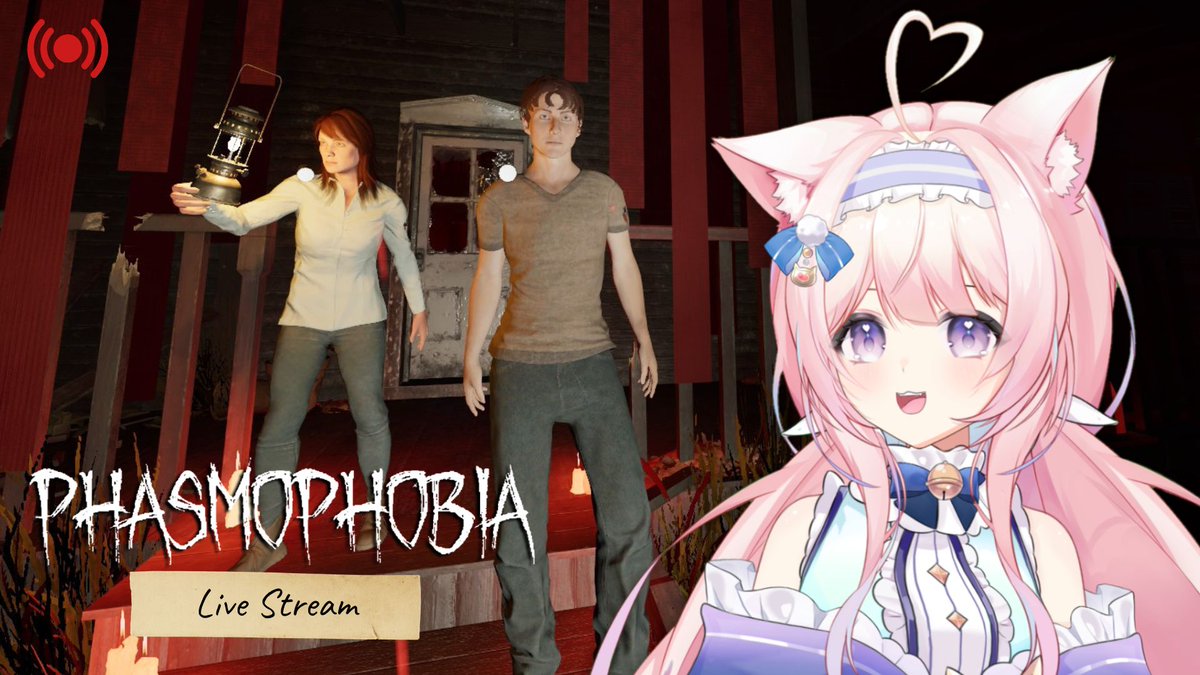 I'm live on #twitch! Playing #Phasmophobia with friends!! 

Twitch.tv/mydarlingbella

#phas #smallstreamer #vtuber