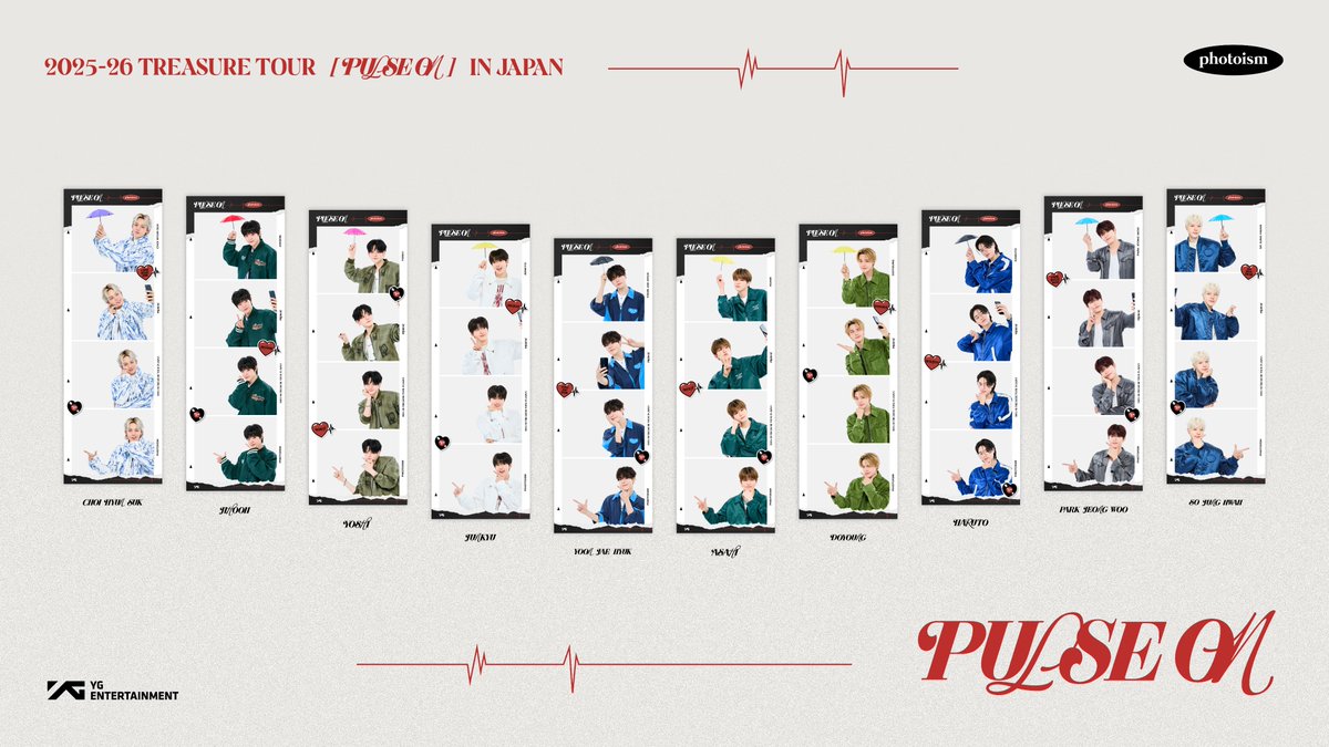 [💎] #TREASURE_INFO

「TREASURE × Photoism」

＼本日オープン‼️✨／

限定コラボレーションフレームで思い出を残してみませんか📸❔

🗓2025年10月17日(金) ～2026年2月11日（水・祝）

🔗詳細はこちら
ygex.jp/treasure/news/…

#TREASURE #트레저 #PULSE_ON_IN_JAPAN #YG
#TREASURE_Photoism