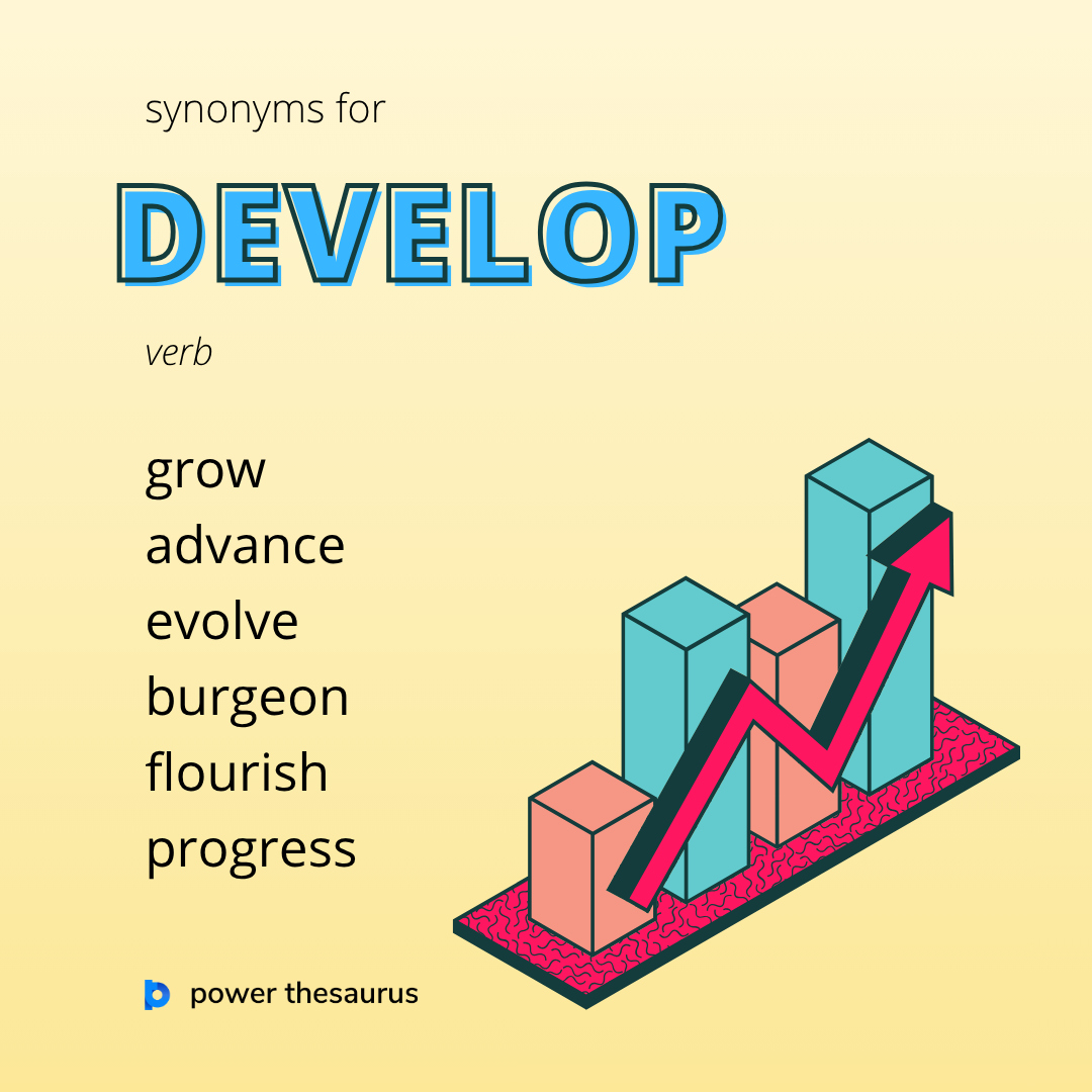 PowerThesaurus's tweet image. thsr.us/develop
If people "develop" something, they make it grow, improve, or become more advanced.
E.g. "She wants to develop her writing skills."
#synonym #thesaurus #learnenglish #ielts