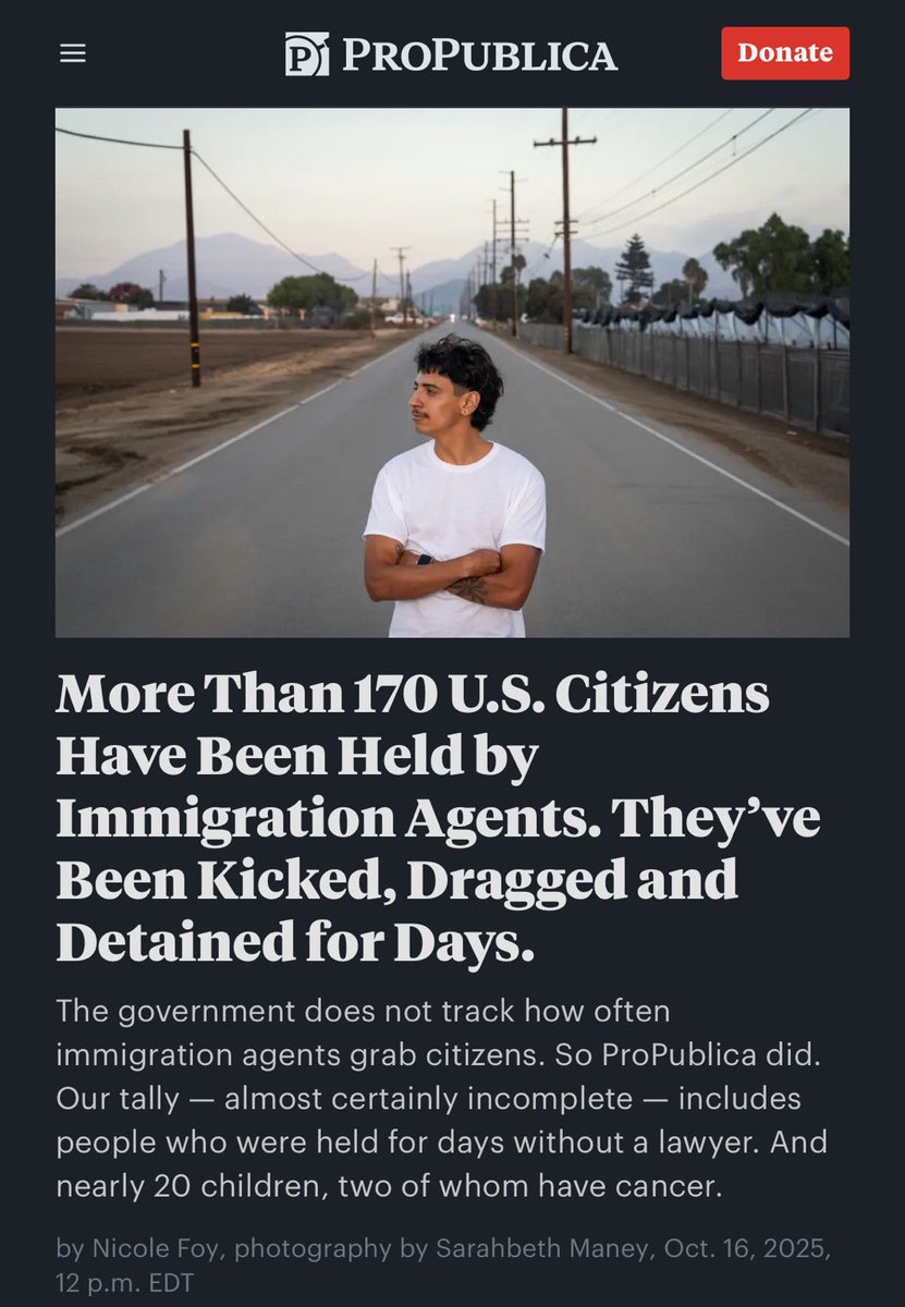 SenWarren's tweet image. "Among the citizens detained are nearly 20 children, including two with cancer."
That's who ICE arrested and disappeared as part of Donald Trump's immigration policy.
It's outrageous.
I've been pressing for answers and I'll keep pushing for accountability.