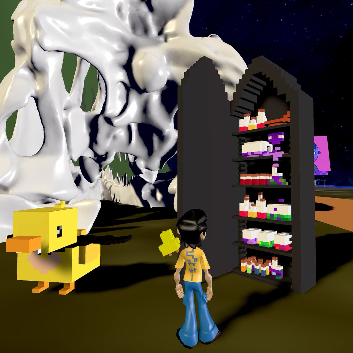 ✨新作のお知らせ✨　<a href="/HEXANFT/">HEXA（ヘキサ）</a> 

人間をドラキュラに変える毒薬🧛🧪

とても希少な毒なので
闇市場では高値で取引されている💰

メタバースに飾れるボクセル作品(glb)

1,000円(5点販売)

あなたは、ドラキュラになりたい？？

⬇️HEXA販売ページ