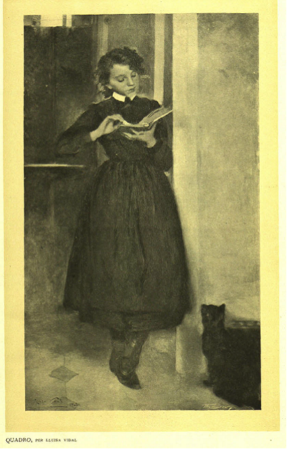 AyelenAiken's tweet photo. Viernes de #Microlienzos 🎨
En esta ocasión la obra es "La nena del gato negro" de Lluïsa Vidal.
Pueden inspirarse en ella para escribir una poesía o microcuento. https://t.co/XT1euYFSTM
