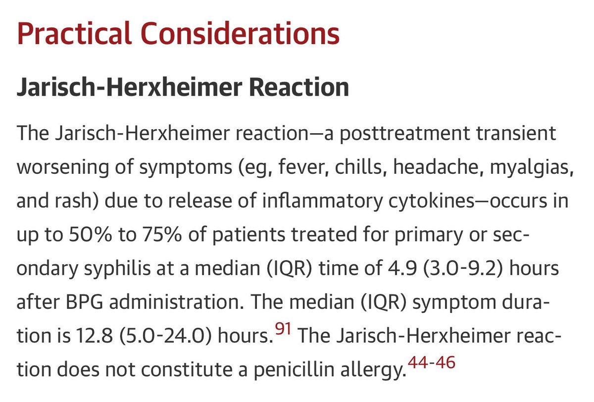 icp_md's tweet photo. The patient I treated for secondary SY yesterday developed Jarisch-Herxheimer reaction. A first for me. https://t.co/x6iEkQZ3tG
