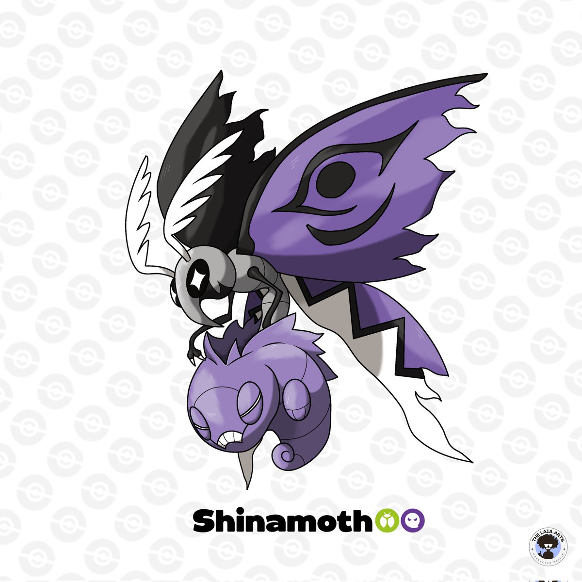 The_Laia's tweet image. Hey guys!!!
ghost moth that uses its old cocoon as defense
#pokemon #fakemon #art