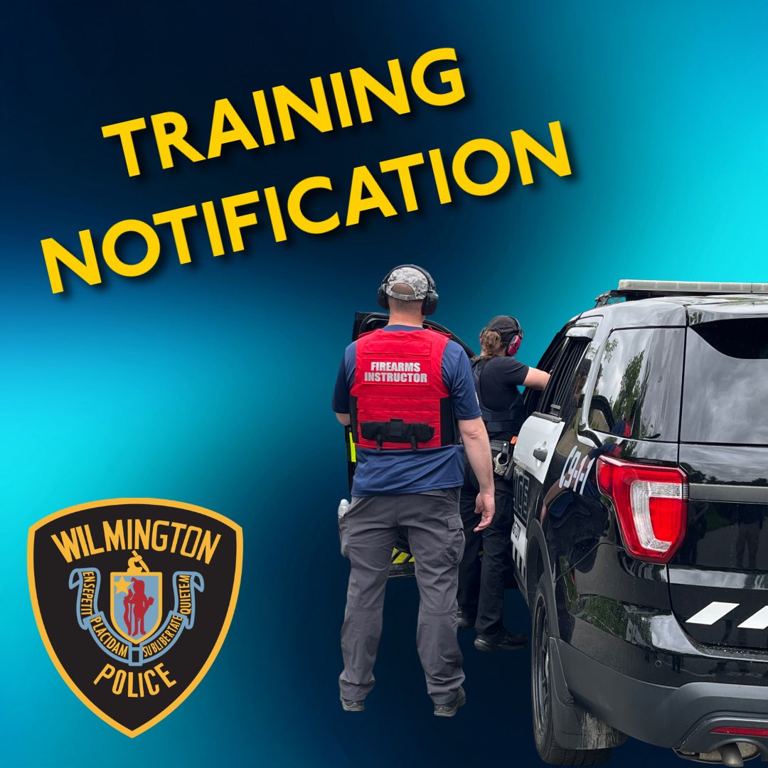 WilmingtonMAPD's tweet image. We will be conducting our annual nighttime firearms training in North Wilmington over the next few weeks. Training will be conducted between 5–9 PM.

You may hear occasional gunfire during this time in the North #WilmingtonMA area.  There’s no need for alarm.