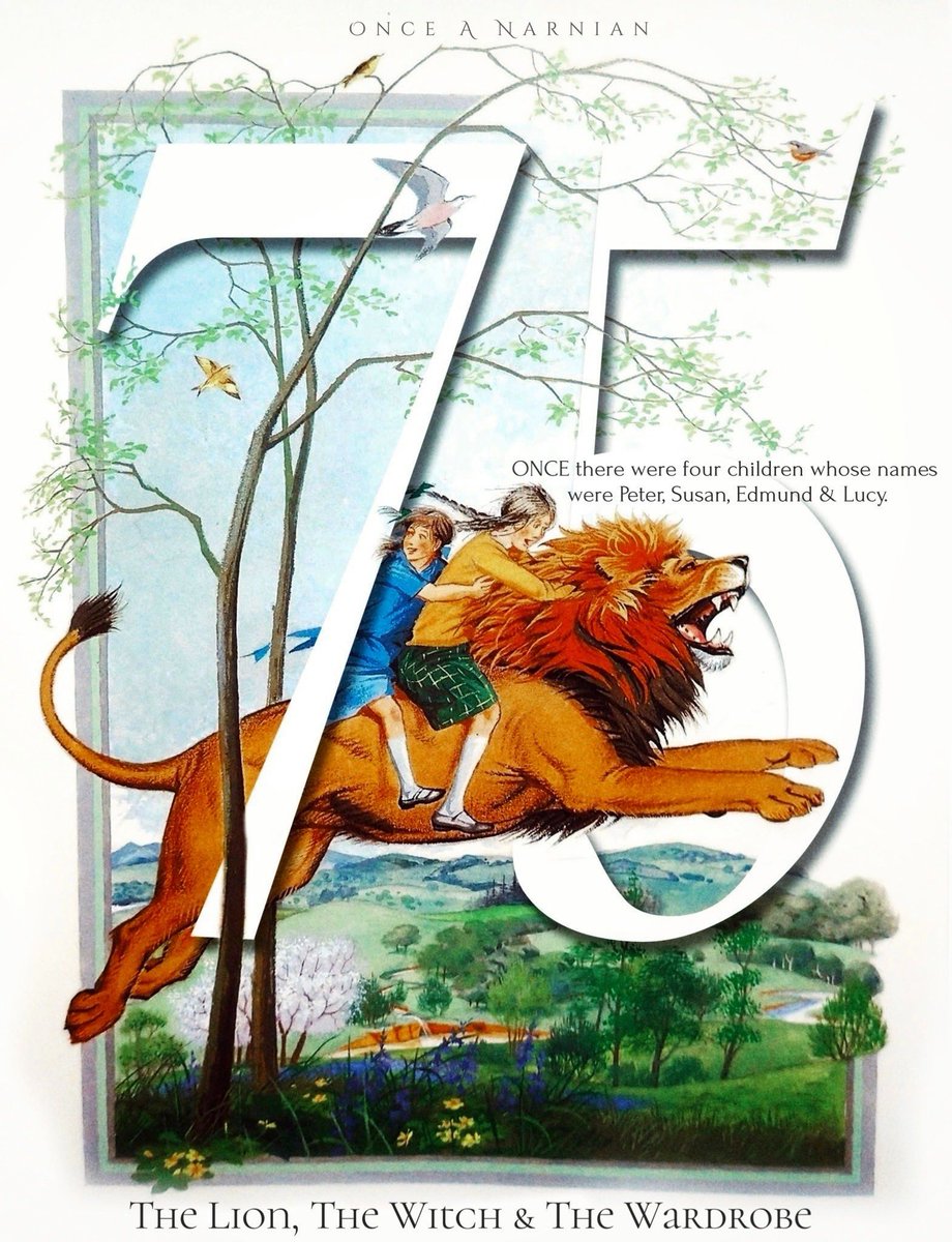 OnceANarnian's tweet photo. Celebrating 75 Years of Narnia🦁 C.S. Lewis breathed magic and adventure into the ordinary and gave us access to a portal of another world that has inspired generations of readers across the globe.
May #Narnia live on until the stars rain down from the heavens✨Happy #NarniaDay! https://t.co/QzIyMQqmNK
