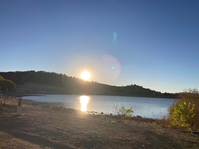 Gratitude! Self Care is important. Appreciate your surroundings like the beauty of a sun set from the comfort of your camp tent at Brite Lake. #TeamBCSD