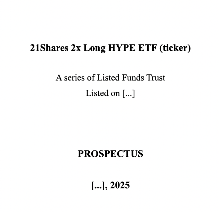  21Shares Files for First-Ever Leveraged DeFi ETF. 