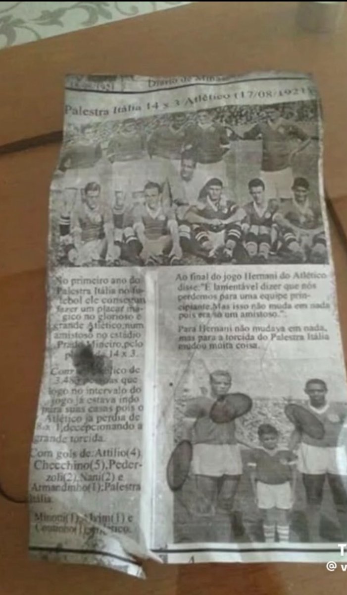 WadyBeto's tweet photo. @CentralDoCAM Cruzeiro 14 x 3 atlético 
Essa foi a Maior goleada 
Otarios https://t.co/PmyXgF61ZA