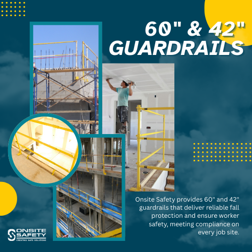 OnsiteSafety's tweet image. Onsite Safety’s 60” and 42” guardrails are built to withstand demanding conditions. Designed for a variety of environments, these guardrails deliver outstanding protection against falls.
#OnsiteSafety #Guardrails #SafetySolutions #WorkerProtection #FallSafety
Safety Bollards