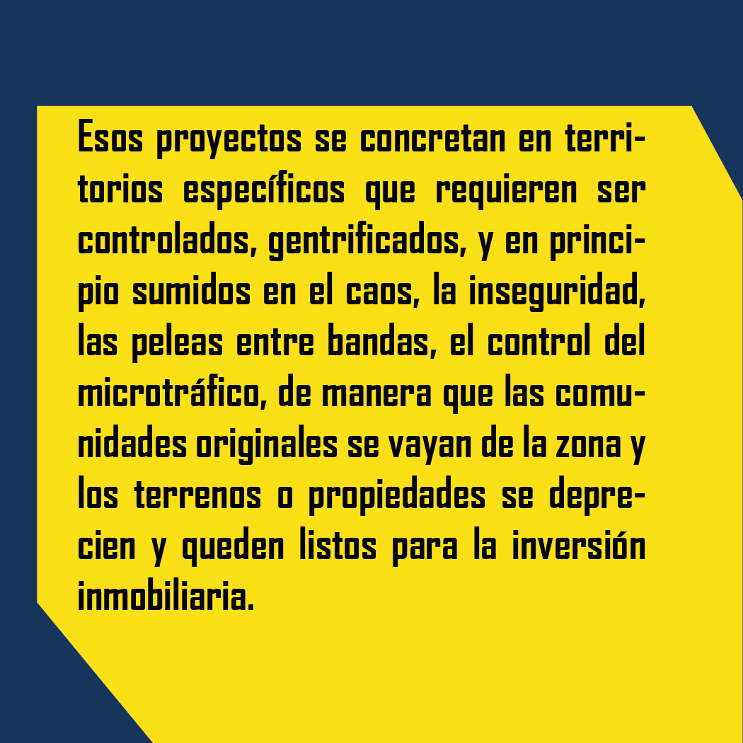 Las violencias que convergen en las ciudades son manifestaciones de la antidemocracia, la marginalidad y la exclusión de la mayoría de la población colombiana.

Aunque con alcances e intereses diferenciados, la convergencia de estas violencias son funcionales al desarrollo de...