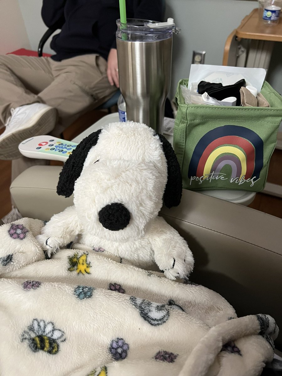EuphoriaCaramel's tweet image. Gonna just say it, I started Ch3mo today. I’ve been dealing with this illness for many months now. My Husband &amp;amp; Obee &amp;amp; special guest Snoopy are helping me out. #FuckCancer #CancerSucks