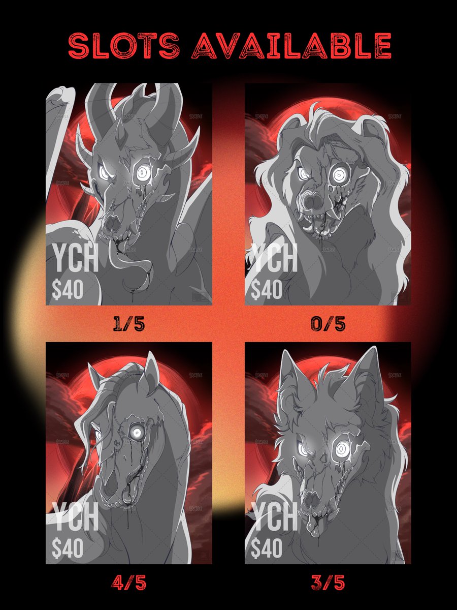 This gal belongs to @/zygote777_ on Insta 🖤

There’s still some slots available!
$40 each | PayPal only | DM me to claim

#halloween #ych #dragon #furryart #lionart #horseart #wolfart