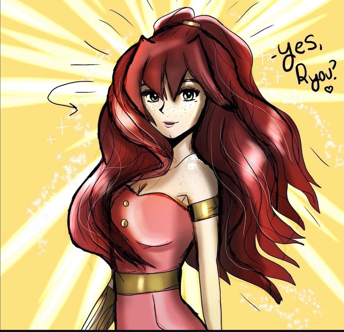 SuperNerdSam's tweet photo. Well if you’re new here hi I’m Sam, I’m an artist and yugioh fangirl. My favorite yugioh character is Ryou Bakura. I have a yugioh oc named Satomi “Sami” Sparrow, who isn’t me but is what kid me thought adult me might be like (and she was pretty spot on lol) https://t.co/XOZ27qvPFG