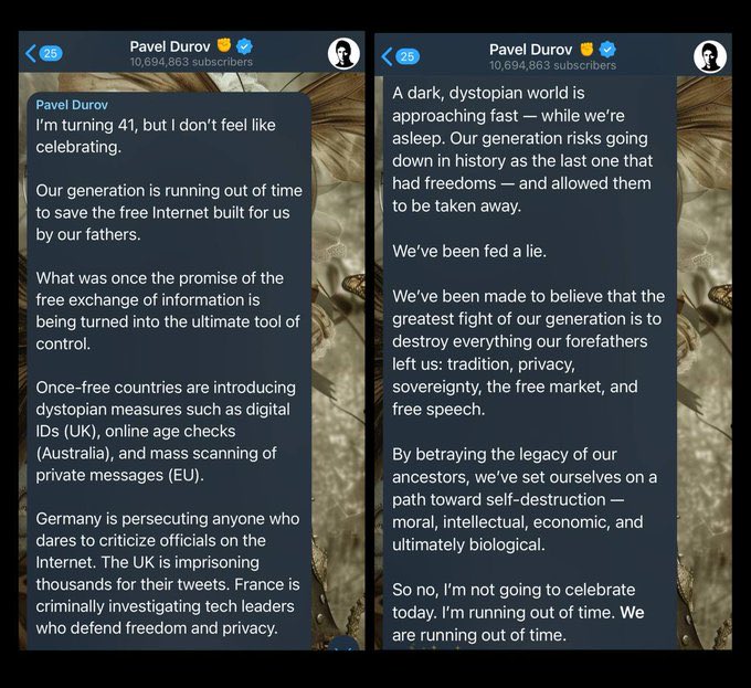 Bastian ✴︎ (@bastiankoziol) on Twitter photo Pavel Durov, the founder of Telegram Pavel Durov, the founder of Telegram