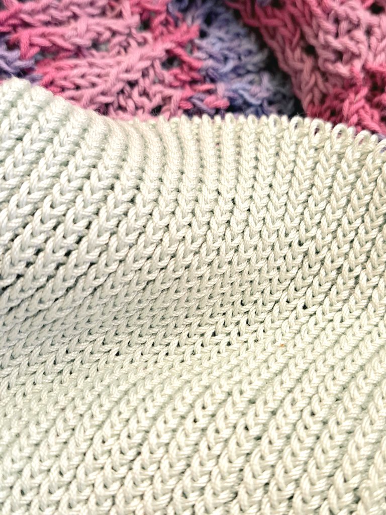 ねじり1目ゴム編み(* ॑꒳ ॑🫶🏻)💓Love