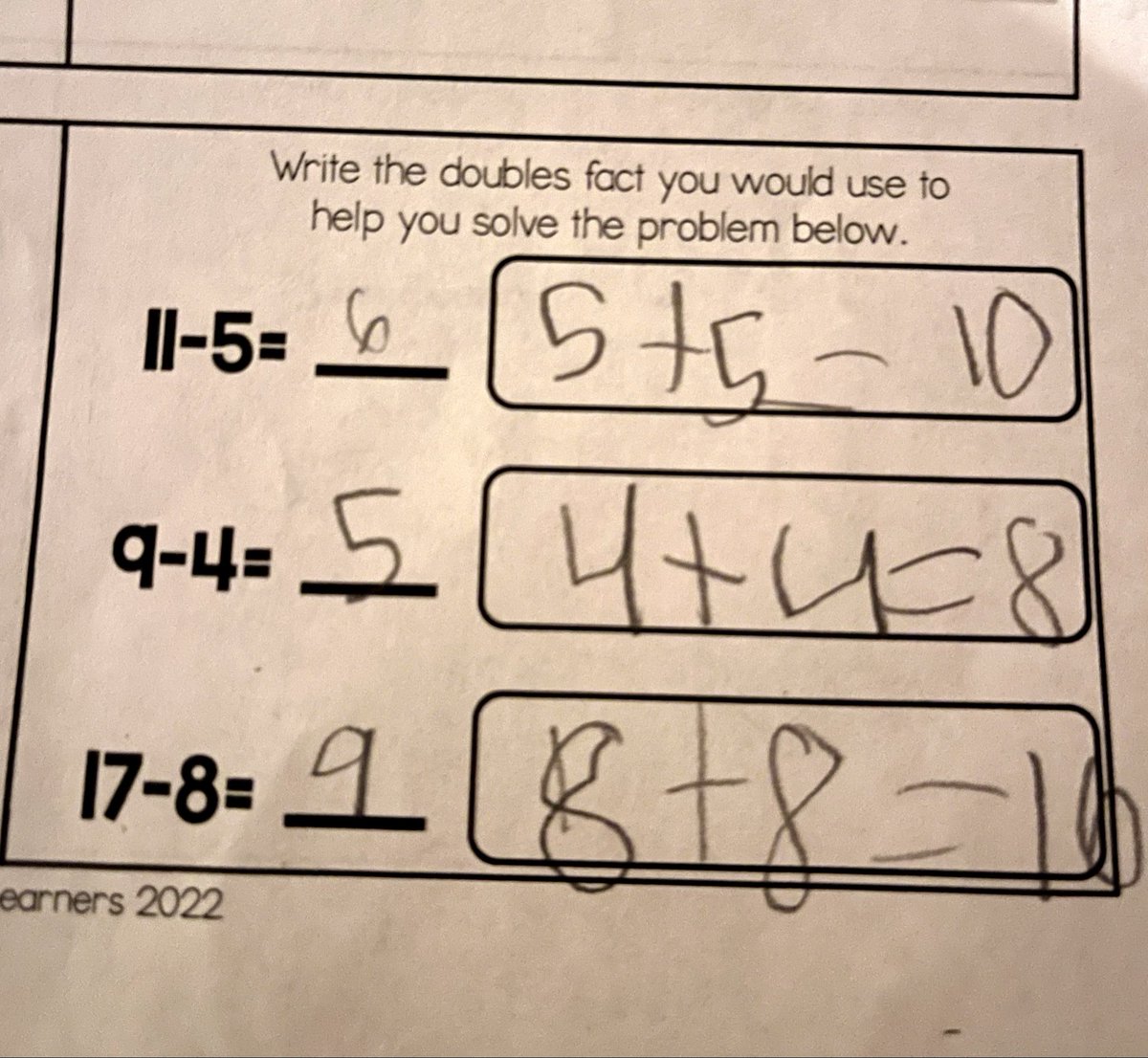 Any smart people out there that can explain this to me? My 2nd grader couldn’t.