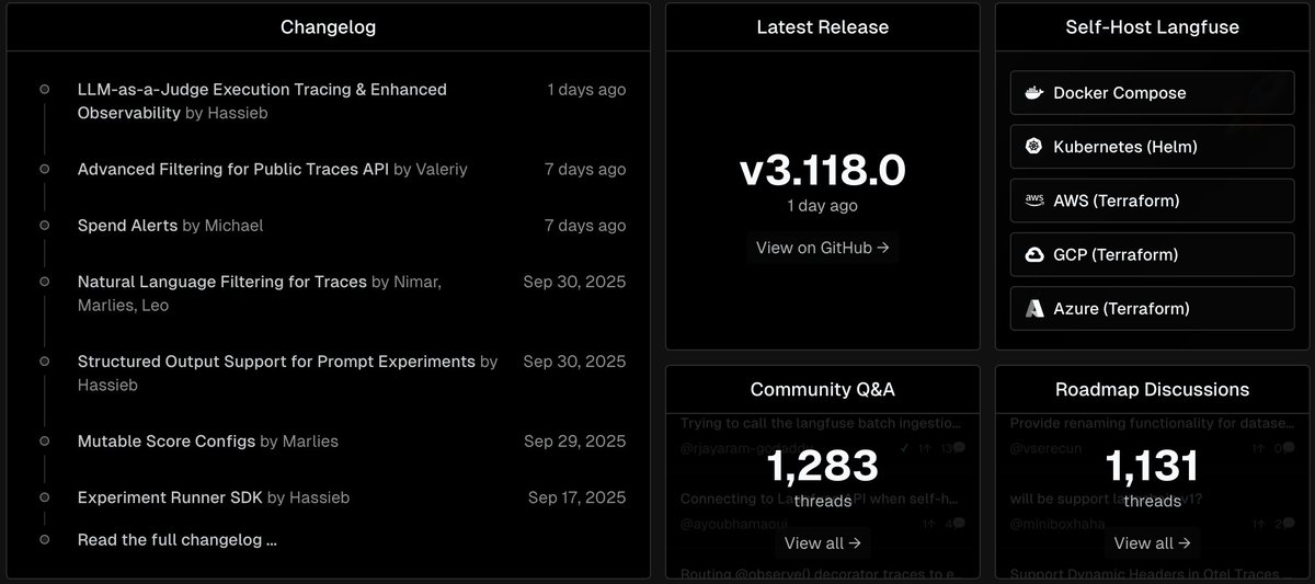 rawert's tweet image. love this new component on our landing page + crazy that it's >2k github discussions threads at this point 🤯🤯