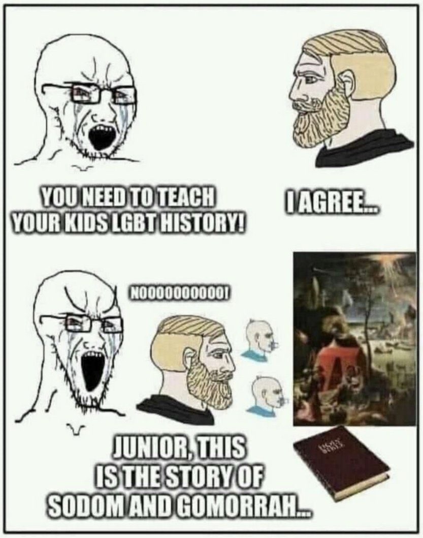 GigaBasedDad's tweet photo. Got'em with the truth https://t.co/Kr7NL2fZ5G