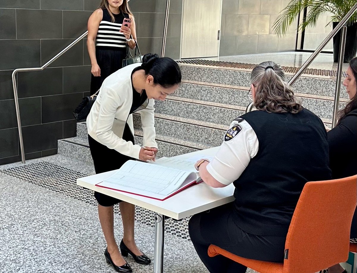 AmardeepACT's tweet photo. A proud tradition continues!
Today was a truly special day, my elder daughter @AvneetBakshi had the honour of moving the admission of my younger daughter @Japneet Kaur into the @ACTSupremeCourt. https://t.co/K660NK2QRb