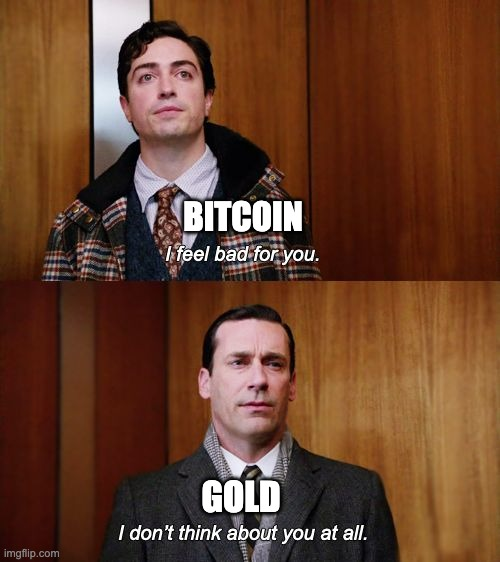 #GOLD INCREASED BY 2.4X #BITCOIN'S ENTIRE MARKET CAP IN THE LAST MONTH ALONE.