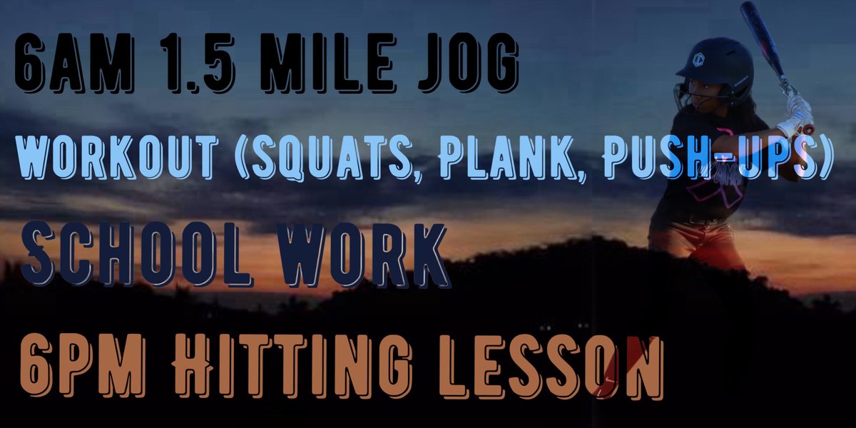BraylinFreeling's tweet photo. Before the lights, before the wins — there’s the work.
6AM miles. Reps. Sweat. School. Hitting.
Every day, getting 1% better. #SoftballWorkEthic #RelentlessMindset #ClassOf2031
@OkCommitSB @CastleOKCommit https://t.co/ggUfzcZLAA