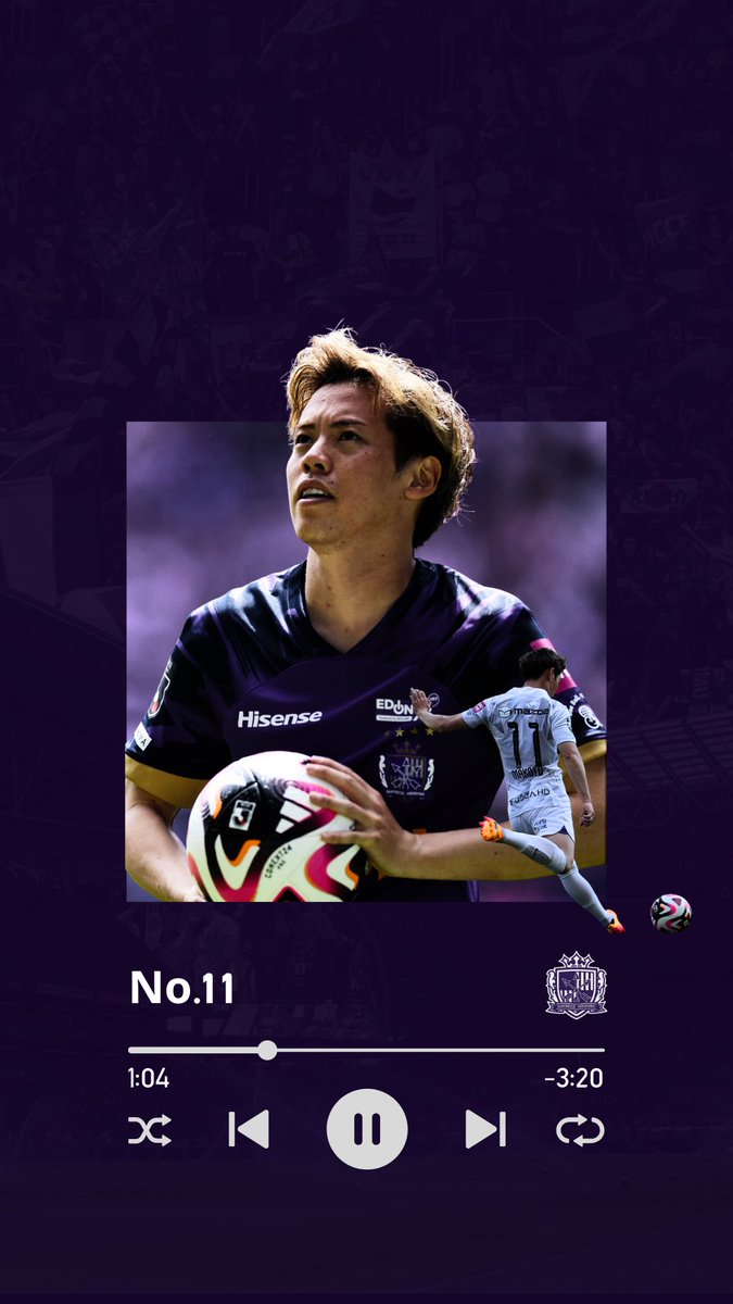 サンフレ壁紙　#2

皆さんで帰りを待ちましょう
満田誠の壁紙をどうぞ

#サンフレッチェ広島
#サンフレ
#sanfrecce