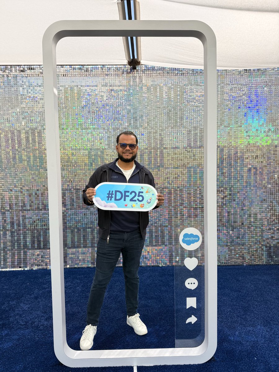 serdna27's tweet image. Dreamforce 2025, incredible experience. 

#dreamforce25 #Salesforce
