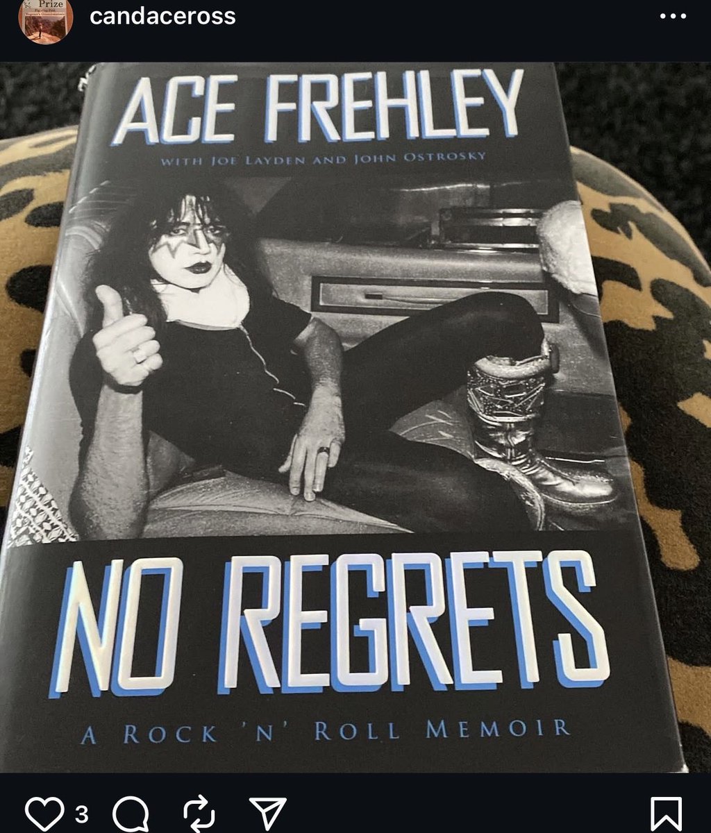 car1967's tweet photo. I had this book sitting around for a long time, &amp; finally read it this year. I am not blowing smoke when I say that this was one of the best musician autobiographies I’ve ever read. Laugh out loud stories, &amp; an honest depiction of addiction. Fly high, Spaceman #acefrehley. https://t.co/zrhXmhoqpQ