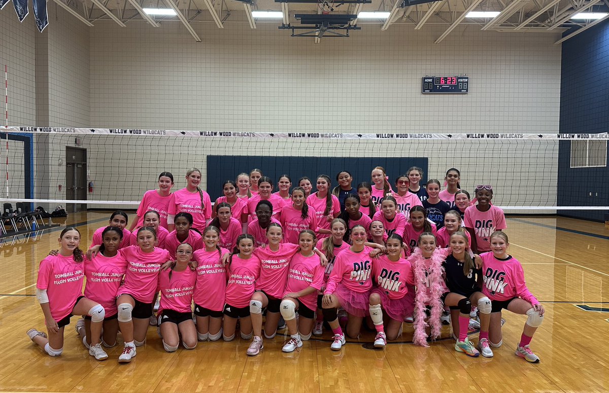 Willow Wood Junior High Athletics (@wwjhath) on Twitter photo Rivalry aside, tonight we played as one for Breast Cancer Awareness π
<a href="/TJH_Athletics/">TJH Athletics</a> 
<a href="/tmhsvolleyball/">TMHS Volleyball</a> 
<a href="/TISD_athletics/">TISD Athletics</a> Rivalry aside, tonight we played as one for Breast Cancer Awareness π
<a href="/TJH_Athletics/">TJH Athletics</a> 
<a href="/tmhsvolleyball/">TMHS Volleyball</a> 
<a href="/TISD_athletics/">TISD Athletics</a>