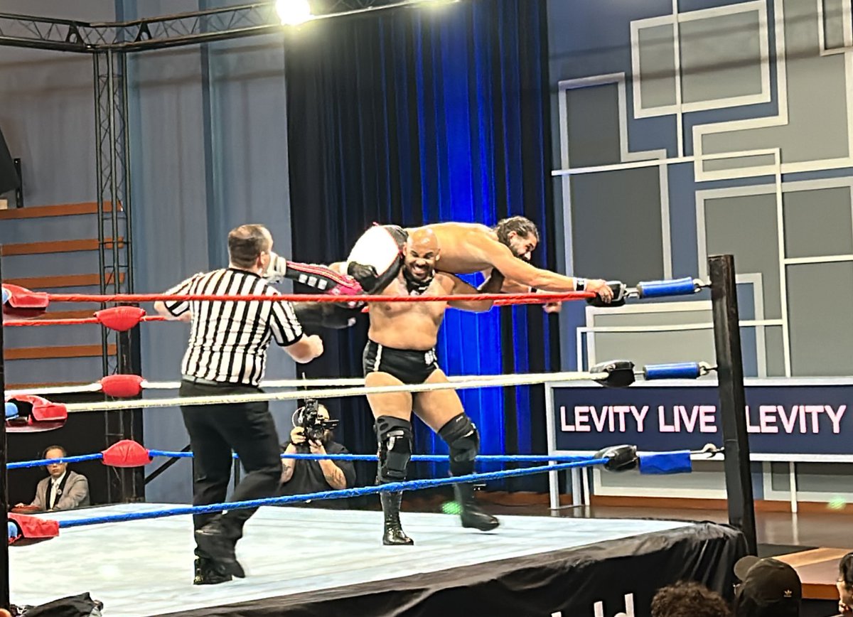 At <a href="/CWFHMarquez/">David Marquez</a>’s first TV taping for Gotham Wrestling, in West Nyack, NY! Great show!