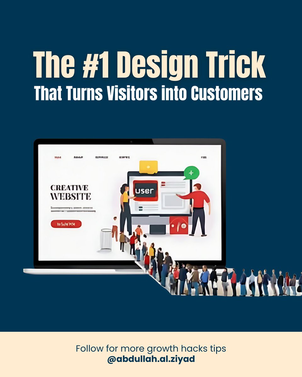 AbdullahAlZiya6's tweet image. Good design doesn’t just look great — it sells. 💡
Clarity &amp;gt; Creativity.
Guide every click with purpose, not distraction.

#WebDesign #UXStrategy #ConversionDesign  #BusinessGrowth #BrandStrategy #grewdev