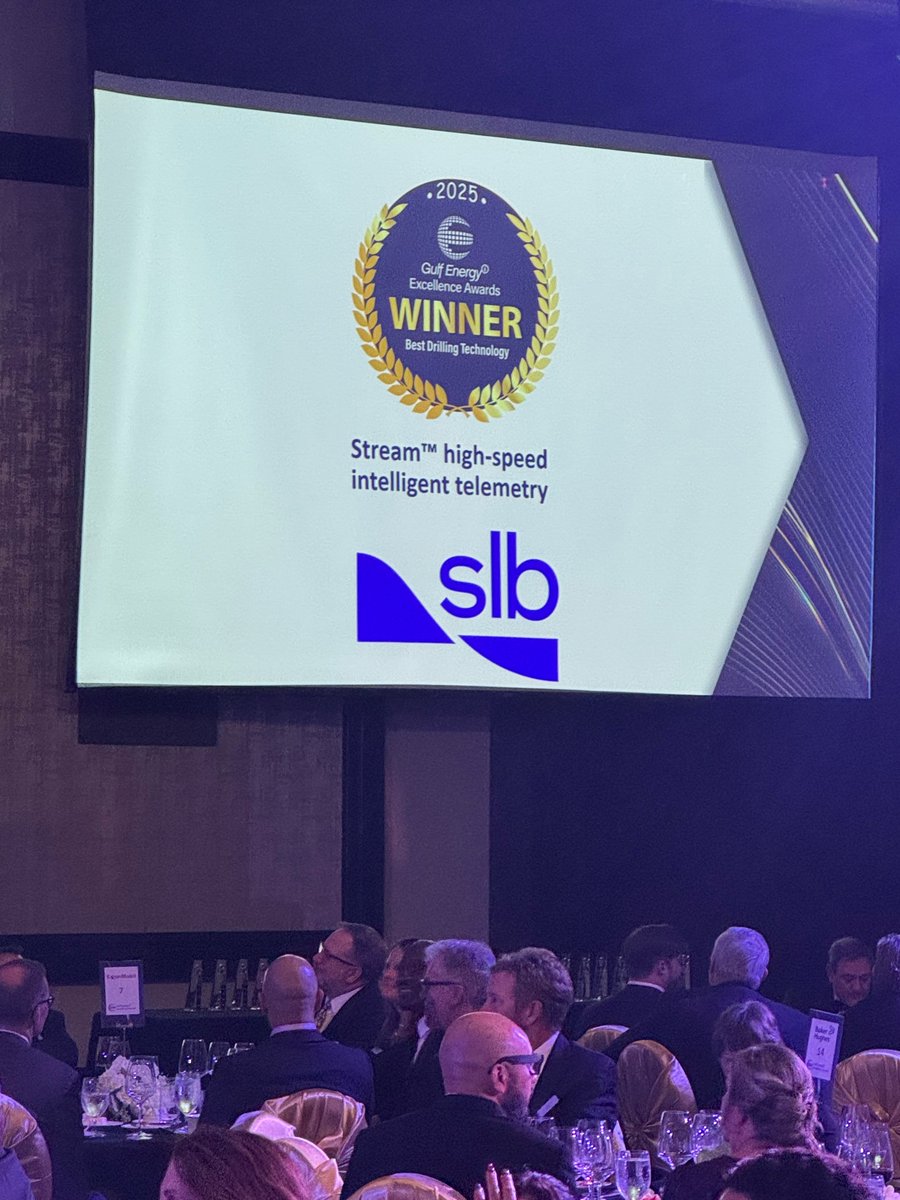 HydrocarbonProc's tweet image. SLB wins Best Deepwater Technology for Well Radar™ and Best Drilling Technology for Stream™. Recognized for innovation that enhances offshore performance.
E2Awards.com
#E2Awards25 #EnergyExcellence