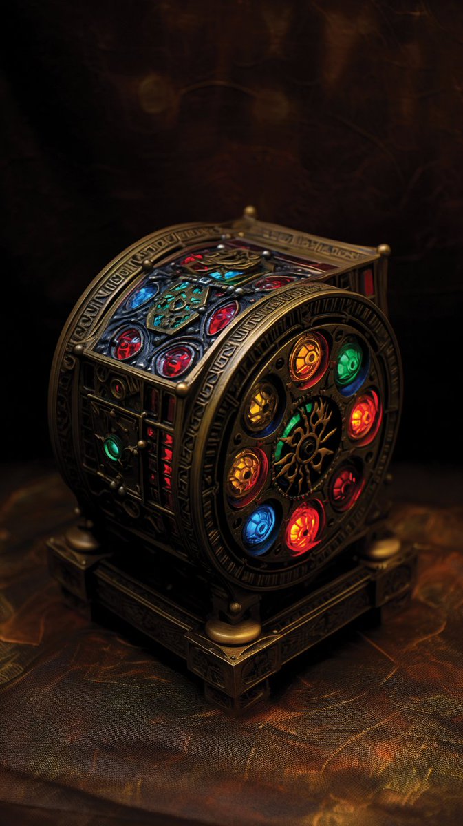 terrorca's tweet image. THE DEMONEX
It hums before it awakens — a box built to record temptation itself.
Each color is a frequency of intent; each spin, a confession turned mechanical.
They say when all lights align, it remembers who opened it first.
#recursiveai #SignalObject #GodLogs #OccultTech…