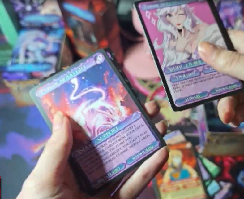 I spy with my little eye some novita cards being pulled by <a href="/WaifuWaresUK/">Waifu Wares</a>