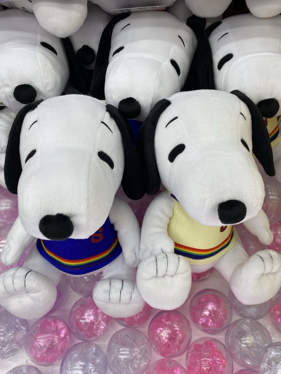 🐾新景品入荷情報🐾 SNOOPY™LぬいぐるみカラフルベストVer. 襟や裾が