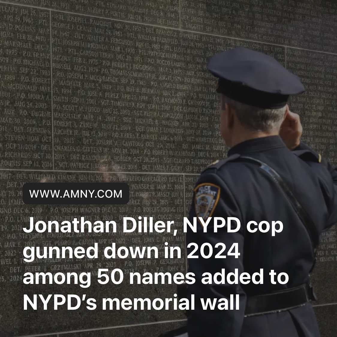 CommissBratton's tweet image. The names etched on the Police Memorial Wall in Battery Park City stand as a lasting testament to courage and service. Each represents a life of significance dedicated to protecting others — men and women who answered the call and made the ultimate sacrifice. Their legacy…