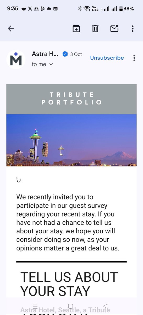 vik_NYC's tweet photo. @1kunalbahl Likewise, just happened to me Astra Hotel, supposedly the Tribute Portfolio collection of Marriott. @Marriott 
Thanks for reminding. Gotta send a mail to the GM at Astra 😊 https://t.co/zpvWPgLmxK