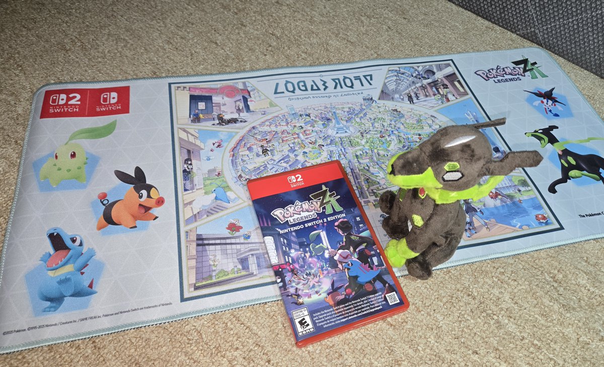After playing the demo at Pokemon Worlds, I was more excited than ever for this! (I finished Silksong just in time, lol). 25+ years after Red version and I still glow with joy at the thought of starting a new Pokemon adventure...it really is a timeless franchise #PokemonLegendZA