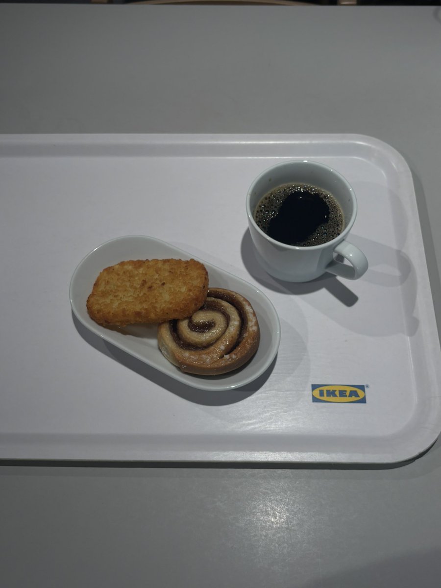 0301k0__'s tweet photo. IKEAのモーニングがお得すぎる、これで￥100 https://t.co/T1qteJSXvX