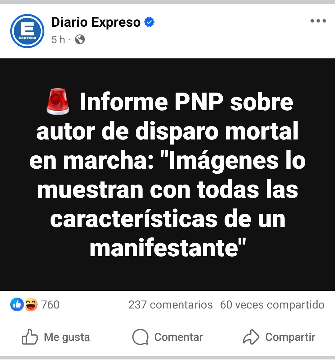 MosheBarriendos's tweet photo. @suselparedes Pero aquí uno de los diarios más "Prestigiosos" daba la primicia de que el autor del disparo tenía todas las características de un manifestante ... https://t.co/9VBYSEcjh4
