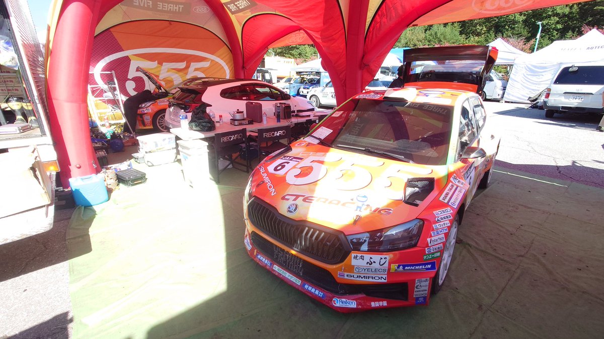🏁#全日本ラリー 第8戦
#ハイランドマスターズ 2025

オサムファクトリーからは

JN1
ゼッケン6番
スミロン☆焼肉ふじ☆CTE555ファビア

JN2
ゼッケン24番
555CTECUSCOWMDLGRヤリス 

OP-2
ゼッケン64番OLDIES　GR-YARIS
が参戦します

皆さまの応援よろしくお願いします‼️