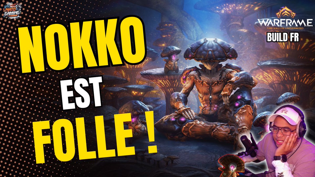 NatoGaming4's tweet image. 🚨 **NOKKO est enfin là !** 🍄  
Nouvelle Warframe *mycologique* dans le Système Origine, et elle envoie du lourd 💥  
youtu.be/JOnUGJtk6ME?si…
⚙️ Pouvoirs, gameplay &amp;amp; rôle  
🔍 Où la farmer facilement  
🔥 Builds sans / avec Helminth  

@PlayWarframe #Warframe  #WarframeCreator