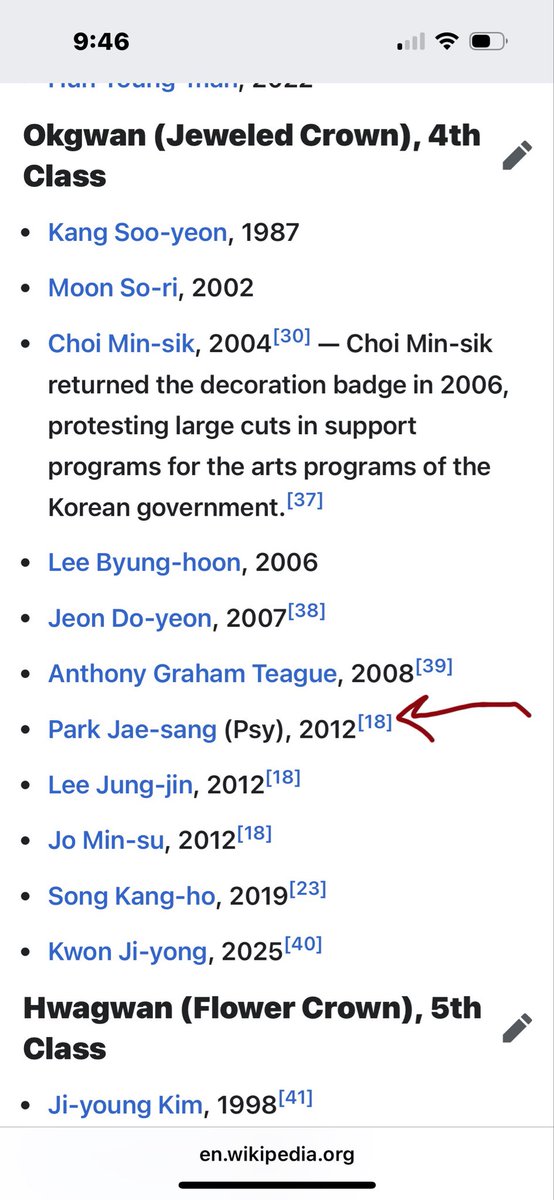 jawswick's tweet photo. @8KLIFE I love GD but this is incorrect. PSY has a 4th grade as well https://t.co/v5Rws4sHk2
