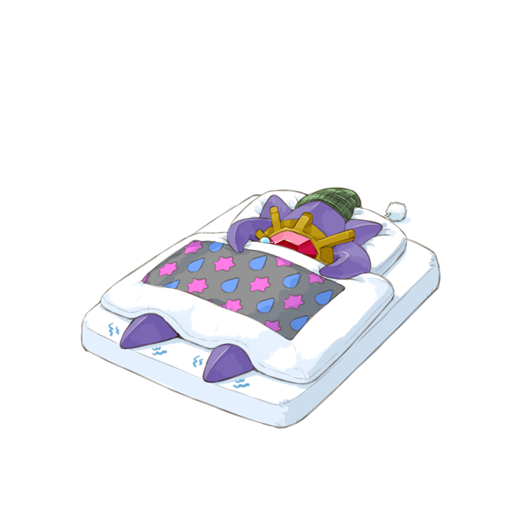 布団から足が出てしまうメガスターミー