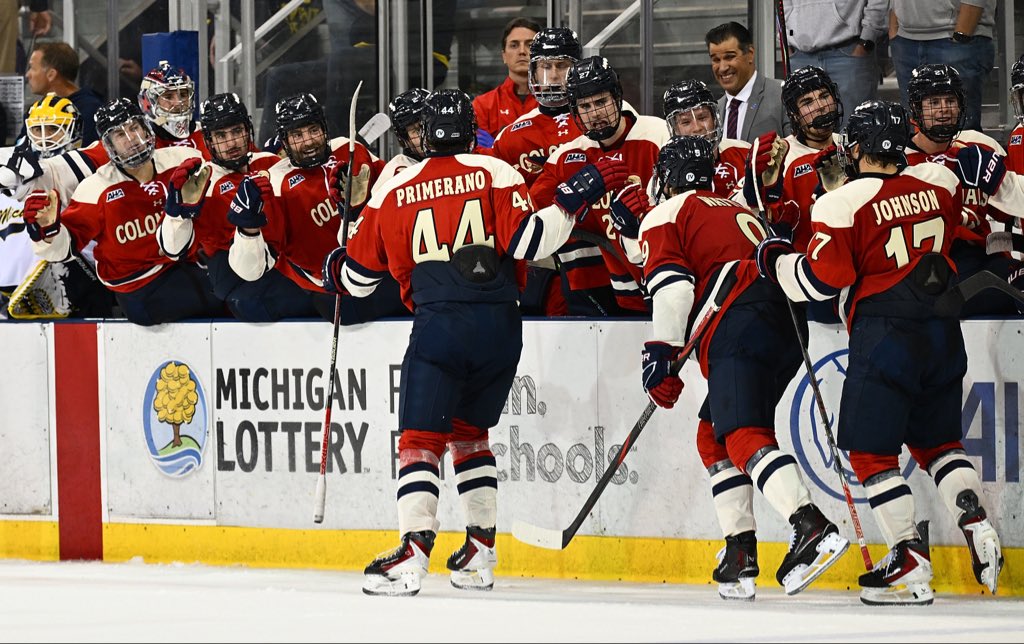Huge congrats to Luca Primerano on scoring his first career goal in his collegiate debut tonight!